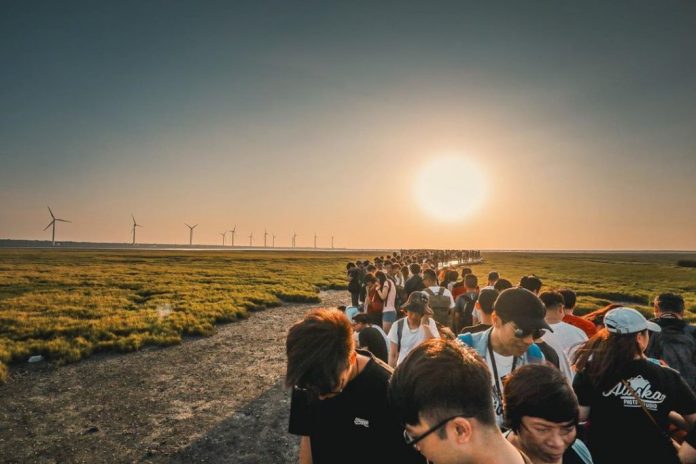 DU LỊCH ĐÀI LOAN : Gaomei Wetland (đầm lầy Cao Mỹ): Nơi Ngắm Hoàng Hôn Đẹp Nhất Xứ Đài