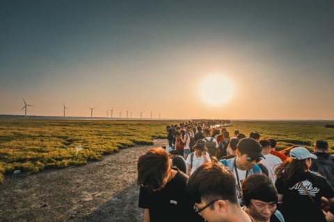 DU LỊCH ĐÀI LOAN : Gaomei Wetland (đầm lầy Cao Mỹ): Nơi Ngắm Hoàng Hôn Đẹp Nhất Xứ Đài